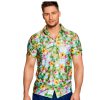 Hawaii shirt blauwe oase M