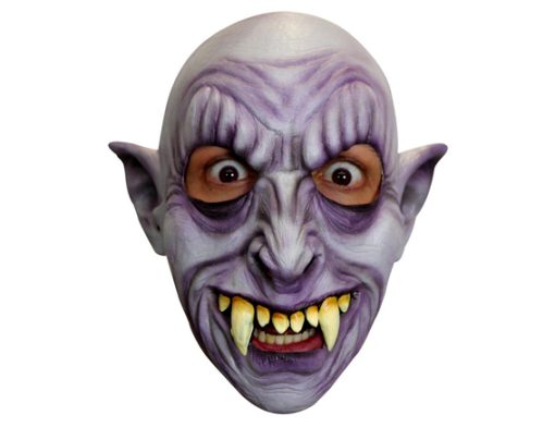 Masker horror vampier paars grijs 2