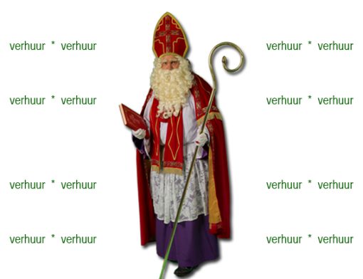 VERHUUR Sinterklaas kostuums Luxe