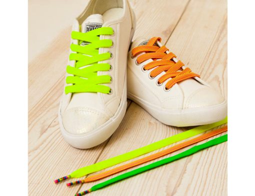 schoenveters fluo keuze uit 4 kleuren