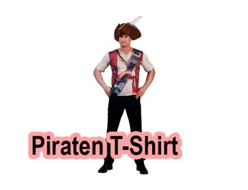 Piraten Tshirt volwassenen