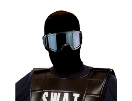 Tactical skibril swat zwart