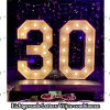 30  Lichtgevende letters combinatie voorbeeld