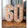 60  Lichtgevende letters combinatie voorbeeld