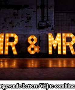 MR&MRS  Lichtgevende lettersMR&MRS combinatie voorbeeld