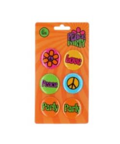 Hippie buttons speldjes