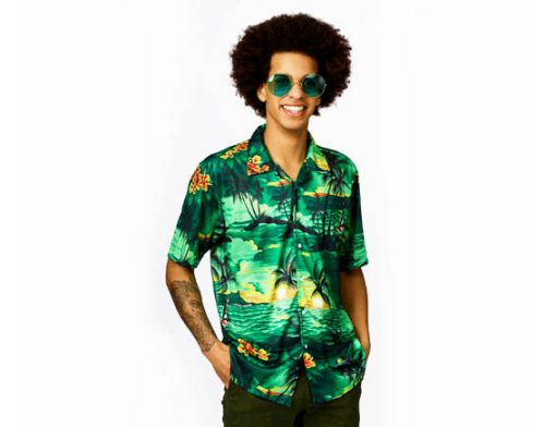 hawaii hemd groen toerist