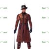 R9844 Steampunk lange vest brons man