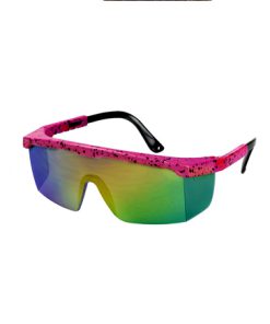 Skibril neon roze 