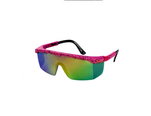 Skibril neon roze