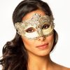 Gala masker wit zilver