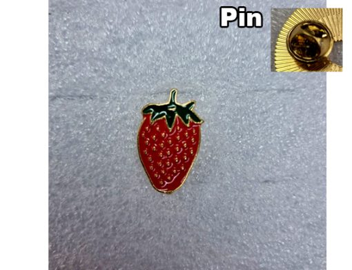 Pin  Aardbei rood