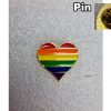 Pin regenboog hart