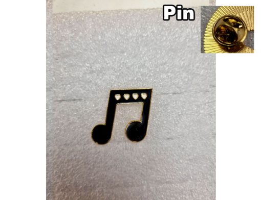 Pin  Muzieknoot dubbel