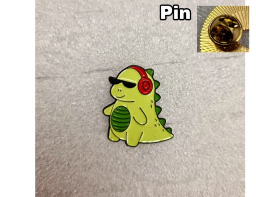 Pin  Dino cool groen