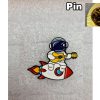 PIN  Astronaut raket