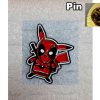 PIN  Pickachu deadpool