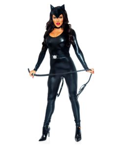 Catsuit catwoman zwarte jumpsuit