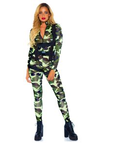 Sexy leger jumpsuit camouflage