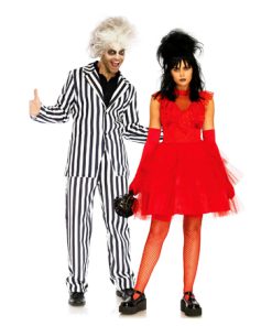 Beetle juice bruid rood kleed