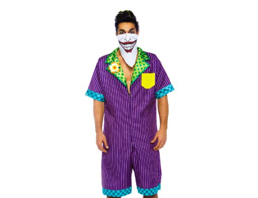 The joker superschurk jumpsuit heren