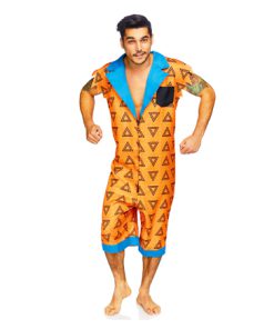 Flintstones fred oranje blauw