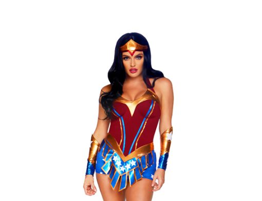 Wonder woman body blinkend rood blauw