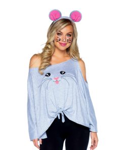 Poncho muis en oren. ONE SIZE