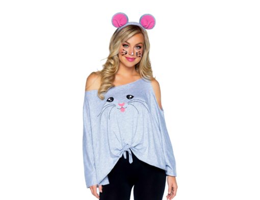 Poncho muis en oren. ONE SIZE