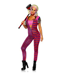 Harley quinn jumpsuit roze tinten