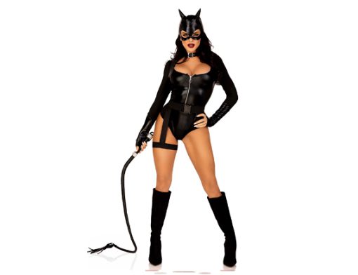 Catwoman zwarte poes catsuit