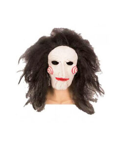 Masker saw puppet jigsaw pop met haar