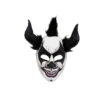 Decoratief venetiaans masker joker duivel zwart wit