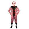 Horror clown rood zwart