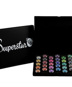 Superstar case incl glitter jar 5ml (35jars) inlay