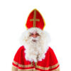 Sinterklaas baard en pruik set ecru