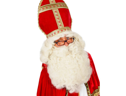 Baard en pruikstel sinterklaas kapoentje