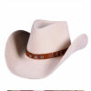 Cowboyhoed beige LUXE Toneelkwaliteit