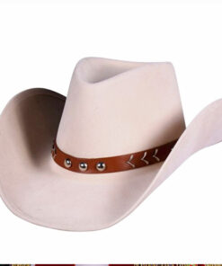 Cowboyhoed beige LUXE Toneelkwaliteit