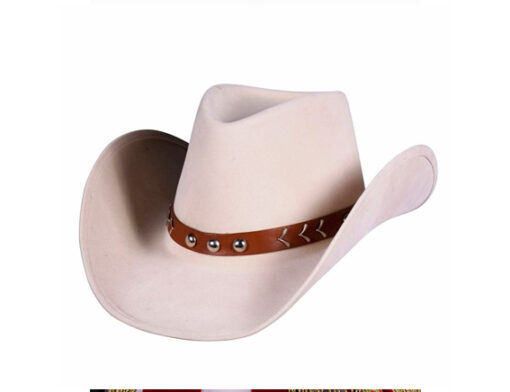 Cowboyhoed beige LUXE Toneelkwaliteit