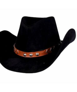 Cowboyhoed zwart LUXE Toneelkwaliteit