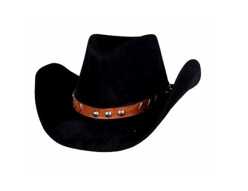 Cowboyhoed zwart LUXE Toneelkwaliteit