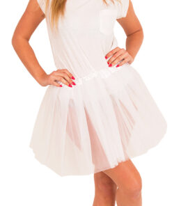 Witte tutu one size tulle