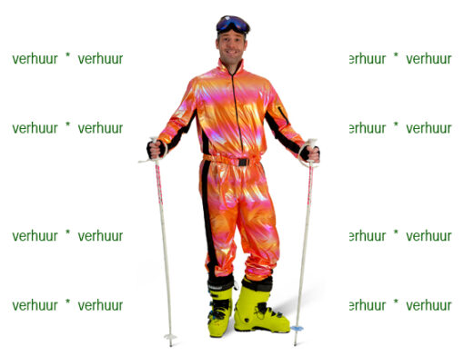 Ski tuniek apres ski oranje