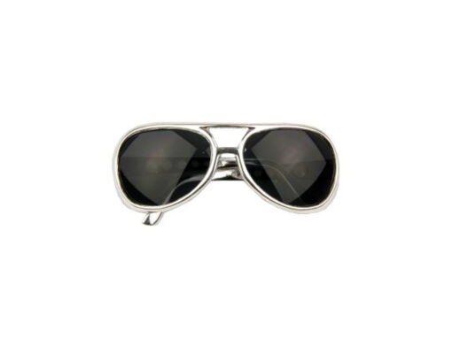 Elvis bril zilver