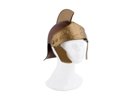 romeinse helm brons goud
