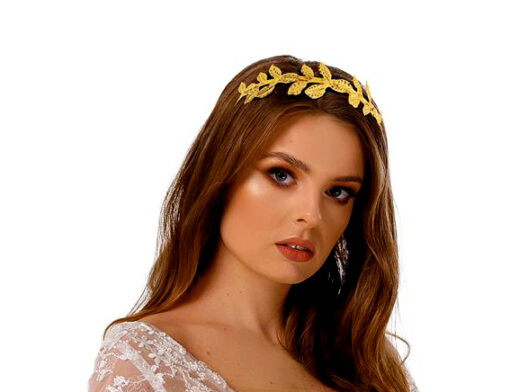 tiara bladeren romeins goud ijzer