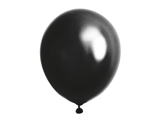 ballonnen metalic zwart 40x