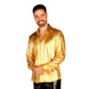 Hemd blinkend goud metallic