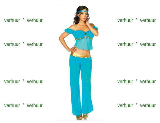 Arabische princess jasmine blauw